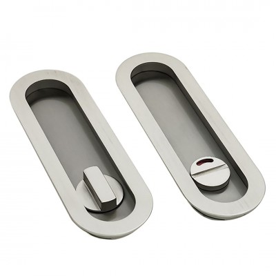 Χούφτες για Συρόμενες Πόρτες (2τεμάχια Ζευγάρι) με Κλείστρο Convex Σειρά 1509ZSAF-S05S05 Ματ Νίκελ