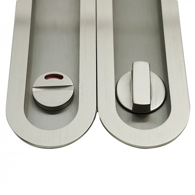 Χούφτες για Συρόμενες Πόρτες (2τεμάχια Ζευγάρι) με Κλείστρο Convex Σειρά 1509ZSAF-S05S05 Ματ Νίκελ