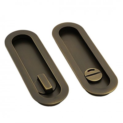 Χούφτες για Συρόμενες Πόρτες (2τεμάχια Ζευγάρι) με Κλείστρο Convex Σειρά 1509ZSAF-S73S73 Ματ Αντικέ