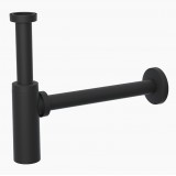 Σιφώνι Νιπτήρος Επεκτεινόμενο Στρόγγυλο Μαύρο 200-300 ABS