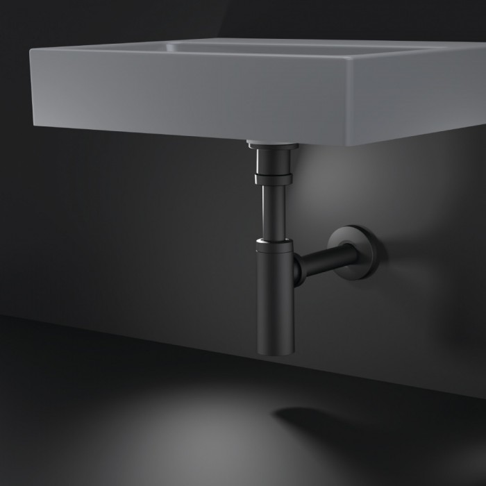 Σιφώνι Νιπτήρος Επεκτεινόμενο Στρόγγυλο Λευκό 200-300 ABS