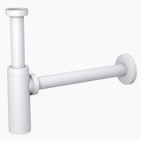 Σιφώνι Νιπτήρος Επεκτεινόμενο Στρόγγυλο Λευκό 200-300 ABS