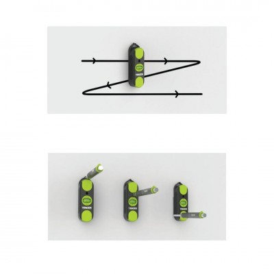 Μαγνητικός Ανιχνευτής Ορθοστάτη Γυψοσανίδας 3 Σημείων με Αλφάδι TRACER AMSF1