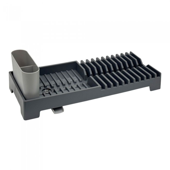 Στεγνωτήρας Νεροχύτη Πλαστικός σε Γκρι Χρώμα 19x46x13.5cm ANKOR 851454