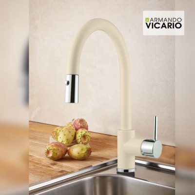 Μπαταρία Κουζίνας Granite 18780-1321 Vanilla FLUO Armando Vicario Italy