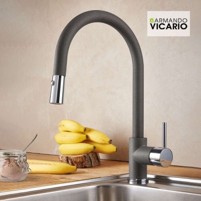 Μπαταρία κουζίνας Granite 18780-1421 Asphalt FLUO Armando Vicario Italy