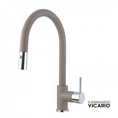 Μπαταρία Κουζίνας Granite 18780-1451 Concrete (beton) FLUO Armando Vicario Italy