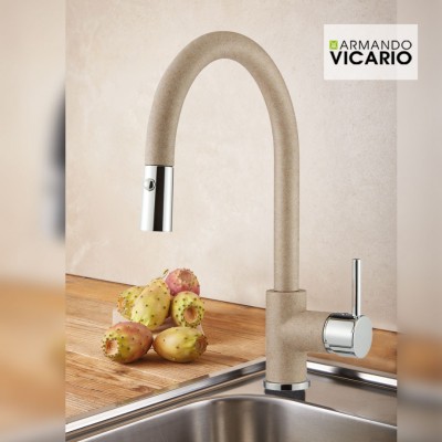 Μπαταρία Κουζίνας Granite 18780-1501 Sabbia FLUO Armando Vicario Italy