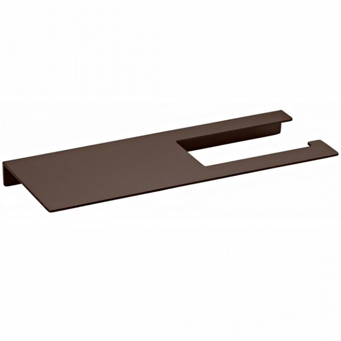 Χαρτοθήκη 28cm με Ράφι BronzeArt Shelfy 52FY-C2 Dark Coffee (Καφέ)