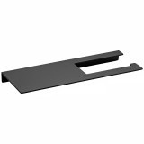 Χαρτοθήκη 28cm με Ράφι BronzeArt Shelfy 52FY-MM/Μαύρο Ματ