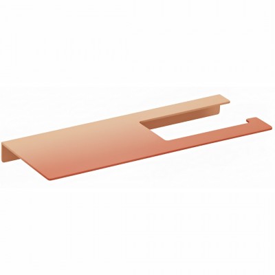 Χαρτοθήκη 28cm με Ράφι BronzeArt Shelfy 52FY-R2/Rose Sand