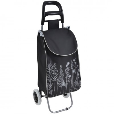 Καρότσι Λαϊκής Υφασμάτινο Μαύρο 27x18x54cm Ankor 852222