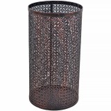 Ομπρελοθήκη Μεταλλική Χάλκινη Αντικέ 24x24x43εκ. Ankor 828043