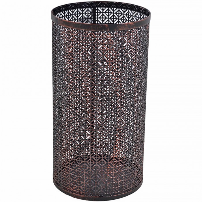 Ομπρελοθήκη Μεταλλική Χάλκινη Αντικέ 24x24x43εκ. Ankor 828043
