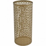Ομπρελοθήκη Μεταλλική Χρυσή Ματ 20x20x45εκ. Ankor 829996