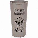 Ομπρελοθήκη Mεταλλική Taupe Drying Horder 24x24x48εκ. Ankor 855896