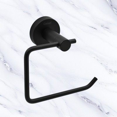 Θήκη Χαρτιού Υγείας Μπάνιου Μαύρη Conset C1581-140S19S19