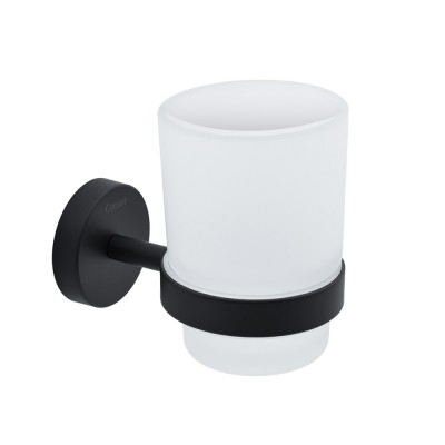 Ποτηροθήκη Επιτοίχια Black Mat Conset C1587-110S19S19