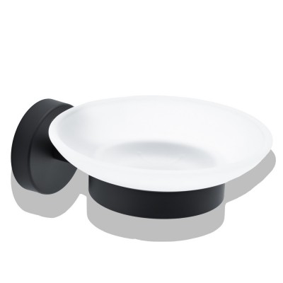 Επιτοίχια Σαπουνοθήκη Black Mat Conset C1589-120S19S19