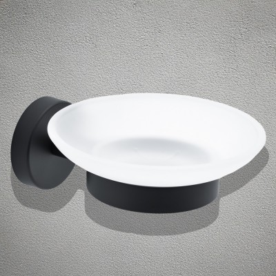 Επιτοίχια Σαπουνοθήκη Black Mat Conset C1589-120S19S19