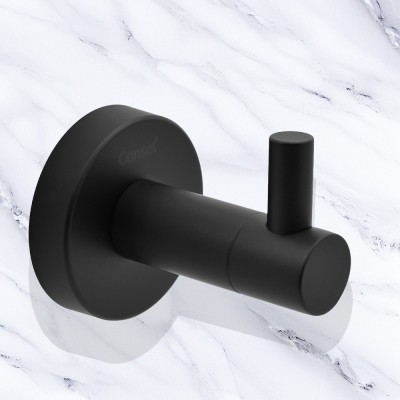 Άγκιστρο – Κρεμάστρα Μονή Μπάνιου Μαύρο Conset C1591-54