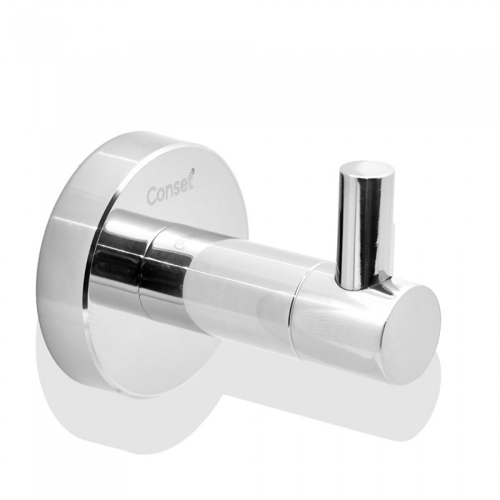 Άγκιστρο – Κρεμάστρα Μονή Μπάνιου Χρώμιο Conset C1591-54