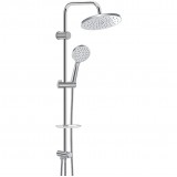 Στήλη Ντους Duscheline Στρογγυλή Dusho Mat Chrome DM-7037 Ματ Χρώμιο