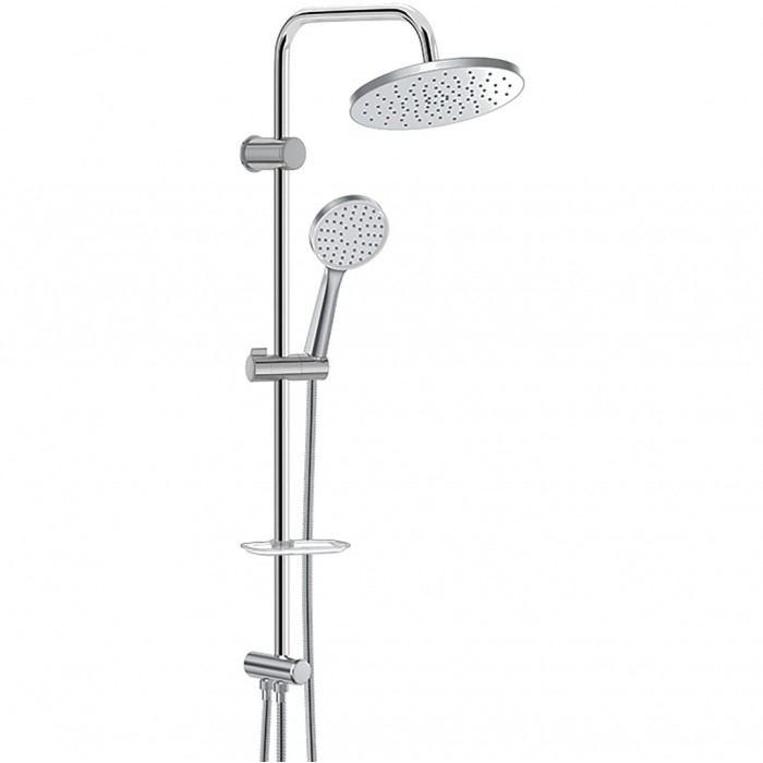 Στήλη Ντους Duscheline Στρογγυλή Dusho Mat Chrome DM-7037 Ματ Χρώμιο