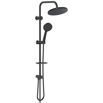 Στήλη Ντους Duscheline Στρογγυλή Dusho Piano Black DM-7073 Μαύρο
