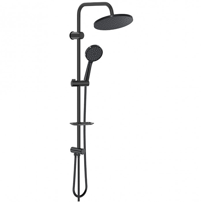 Στήλη Ντους Duscheline Στρογγυλή Dusho Piano Black DM-7073 Μαύρο
