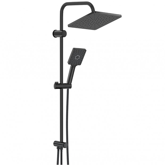 Στήλη Ντους Duscheline Τετράγωνη Pera Mat Black DM-7464  Ματ Μαύρο