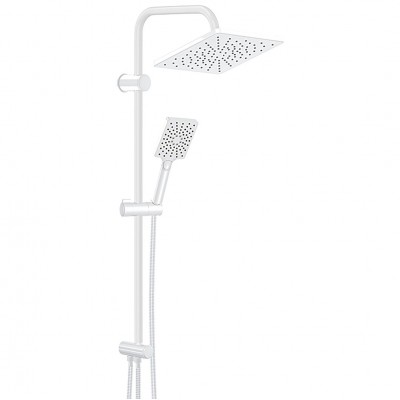 Στήλη Ντους Duscheline Τετράγωνη Pera Alpine White DM-7494 Λευκό