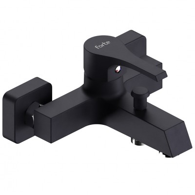 Μπαταρία Λουτρού Ορειχάλκινη Forte  M 1501-BLC Ματ Μαύρο