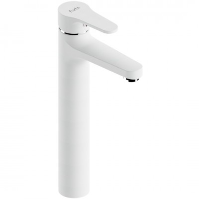 Μπαταρία Νιπτήρα Πάγκου Υψηλή (high) Ορειχάλκινη Forte  M 2422-WHT Ματ Λευκό