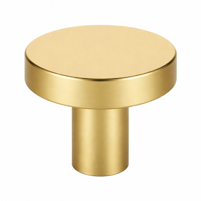 Πόμολα Eπίπλων Xρυσό Ματ -35mm - ΖΚ08-35G