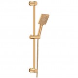 Βέργα Ντους Duscheline Τετράγωνη Pera Mat Gold DM-3786 Ματ Χρυσό