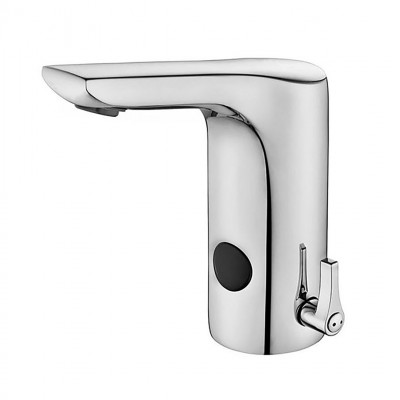 Ηλεκτρονική Μπαταρία Νιπτήρος Θερμομικτική με Φωτοκύτταρο (λειτουργεί με ρεύμα 220V) & Λεβιέ Ρύθμισης Θερμοκρασίας, Serel Eca