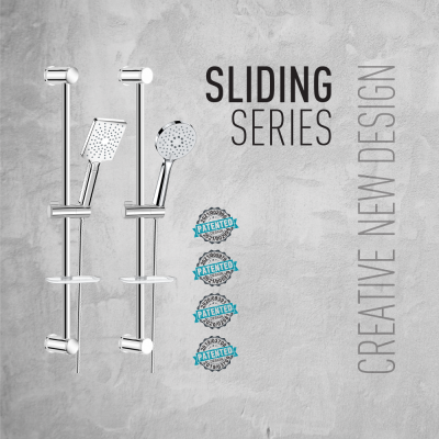 Βέργα Ντους Duscheline Στρογγυλή Icon Alpine White DM-3788 Λευκό