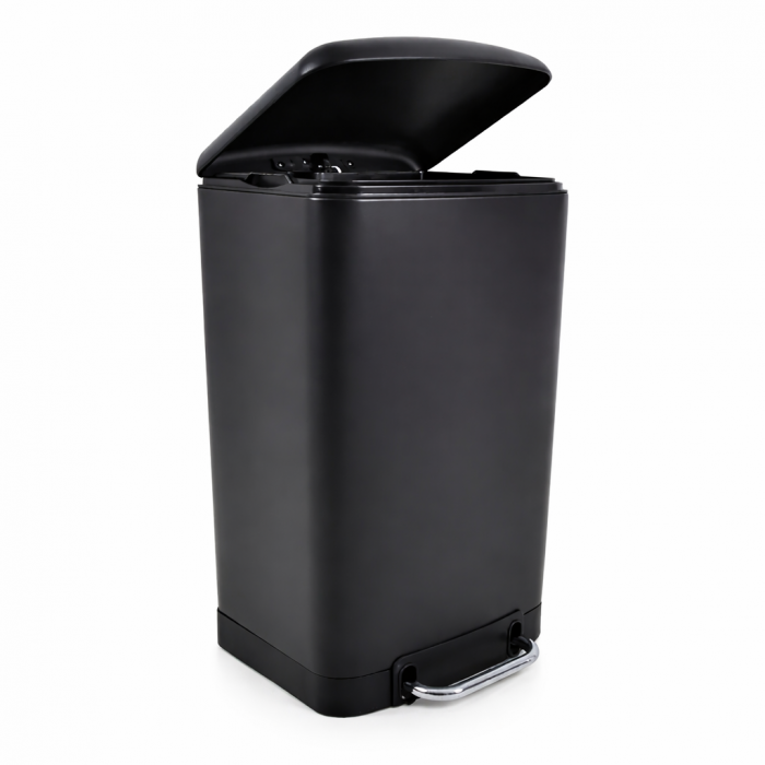 Κάδος Απορριμμάτων Soft Close 12Lt 830374 27x17x39cm Black Ankor