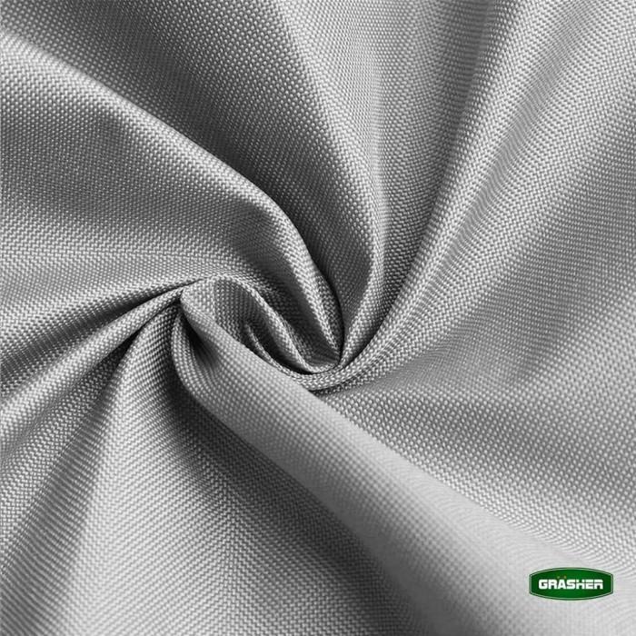 Πανί Σκίασης Oxford Αδιάβροχο 5x5m 180gr/m² Γκρί με 4 Κρίκους GRASHER