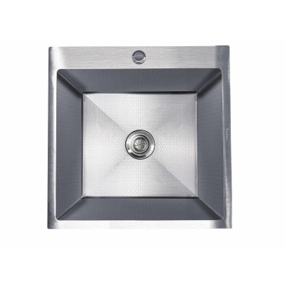 Ανοξείδωτος Νεροχύτης Κυψέλη Επικαθήμενος STAINLESS STEEL 5050HS VΙSΙΟΝ ΗΟΝΕΥ CΟΜΒ Sanitec 50Χ50 1V