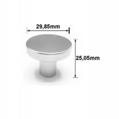 Πόμολα Eπίπλων Xρυσό Ματ -30mm - ΖΚ08-30G