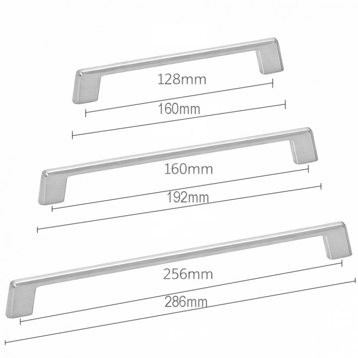 Λαβή Επίπλων από Αλουμίνιο Roline 507/128mm Κέντρα - Ματ Νίκελ