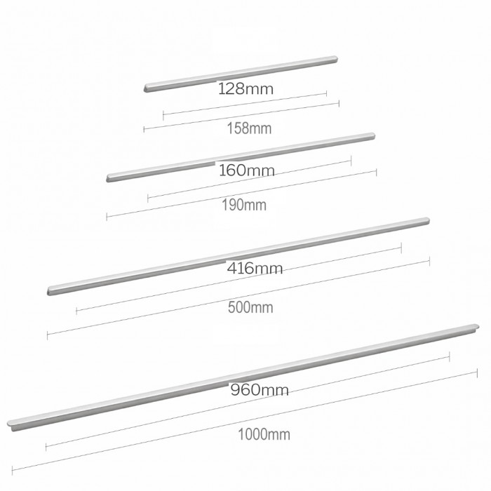 Λαβή Επίπλων από Αλουμίνιο Roline 695/160mm Κέντρα - Ματ Νίκελ