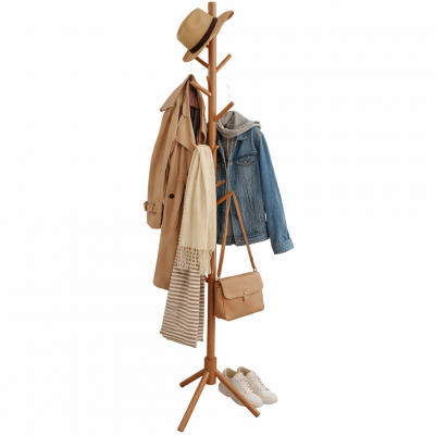 Καλόγερος Ξύλινος Σε Φυσικό Χρώμα 175εκ. Ankor 834990