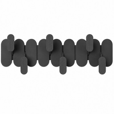 Κρεμάστρα Τοίχου Tempo 1022941-040 47x8,8x18,4cm Black Umbra
