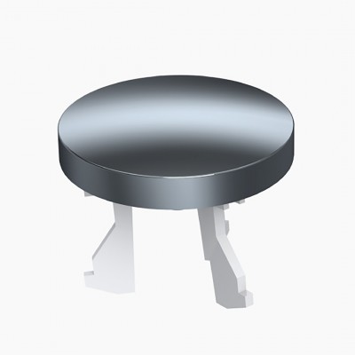 Διακοσμητική Τάπα (1τεμάχιο) Υπερχείλισης Νιπτήρος Τύπου ''C'' σε Χρώμιο 1224