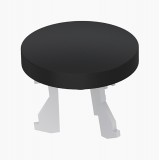 Διακοσμητική Τάπα (1τεμάχιο) Υπερχείλισης Νιπτήρος Τύπου ''C'' σε Μαύρο 1225