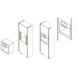 Προφίλ Gola -E Emuca 8902462 για Φούρνο μικροκυμάτων