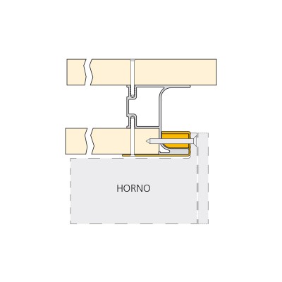 Προφίλ Gola -E Emuca 8902435 για Φούρνο μικροκυμάτων